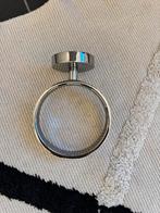 RVS föhn houder voor aan de muur, Sieraden, Tassen en Uiterlijk, Piercings, Ophalen of Verzenden, Zo goed als nieuw, Staal, Overige typen
