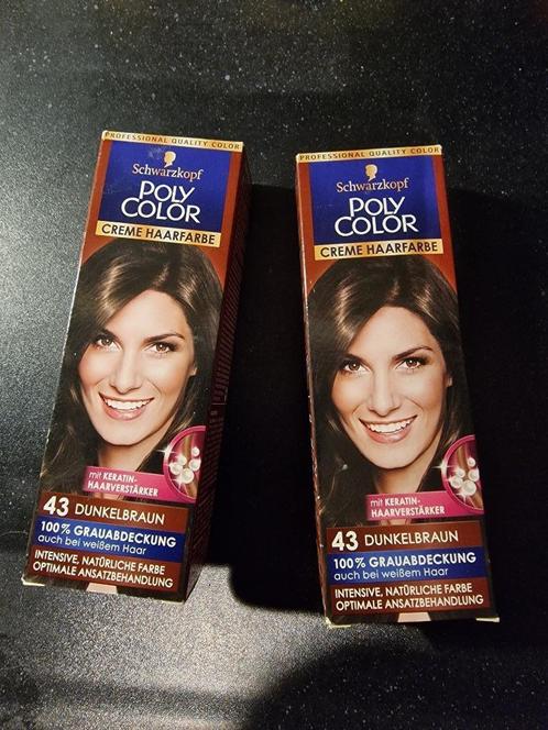 Schwarzkopf Poly Color 43 donkerbruin, Sieraden, Tassen en Uiterlijk, Uiterlijk | Haarverzorging, Nieuw, Overige typen, Ophalen of Verzenden