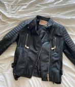 Voyelles Leather Jacket, Kleding | Dames, Jassen | Zomer, Ophalen of Verzenden, Zo goed als nieuw, Maat 36 (S), Zwart