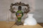 Jugendstil lamp met schepen In zeer mooie staat  antiek, Ophalen