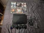 Gebruikte ps3 met 6 spellen, Spelcomputers en Games, Spelcomputers | Sony PlayStation 3, Ophalen, Gebruikt, Met 2 controllers