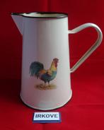 EMAILLE KAN MET HAAN * Nieuwstaat *, Antiek en Kunst, Antiek | Emaille, Verzenden