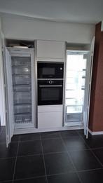 Nobilia keuken greeploos wit hoogglans incl. apparatuur, Huis en Inrichting, Wit, Overige typen, Graniet of Steen, Ophalen of Verzenden