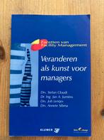 S. Cloudt - Veranderen als kunst voor managers, Ophalen of Verzenden, Zo goed als nieuw, S. Cloudt