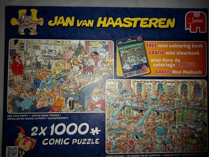 Diverse Jan van Haasteren puzzels, Hobby en Vrije tijd, Denksport en Puzzels, Zo goed als nieuw, Legpuzzel, Meer dan 1500 stukjes