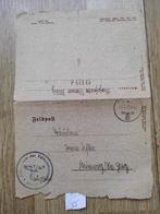 feldpost brief ww2 duits 20-4-43 Volchovfront/Leningrad, Verzamelen, Duitsland, Overige typen, Ophalen of Verzenden, Landmacht