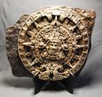Zwaar verzilverde Mexicaanse Azteekse kalender, Ophalen
