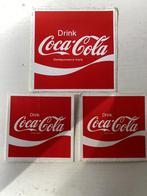 Setje stickers Coca Cola logo, Verzenden, Zo goed als nieuw, Merk