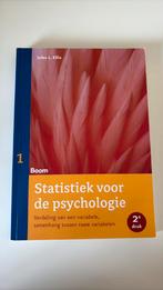 Statistiek voor de psychologie deel 1 tot en met 4, Ophalen of Verzenden, Beta, Zo goed als nieuw, WO