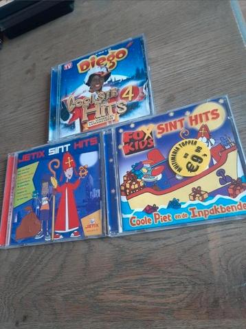 3 Sinterklaas Jetix Fox Kids cd's. Sint hits Coolste Hits  beschikbaar voor biedingen