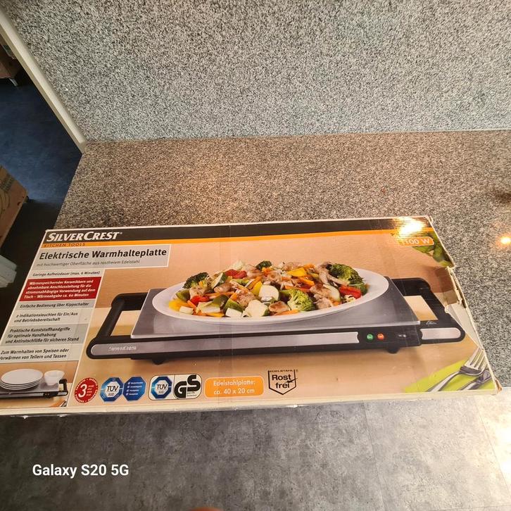 SilverCrest Elektrische Warmhoudplaat - Nieuw in doos, Huis en Inrichting, Keuken | Keukenbenodigdheden, Nieuw, Ophalen of Verzenden
