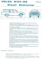 Volga M24 02 technische informatie (V24), Verzenden, Zo goed als nieuw, Overige merken
