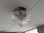 Plafondlamp, Huis en Inrichting, Lampen | Hanglampen, Ophalen, Zo goed als nieuw, Glas, Minder dan 50 cm
