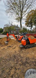 Minigraver/dumper verhuur.