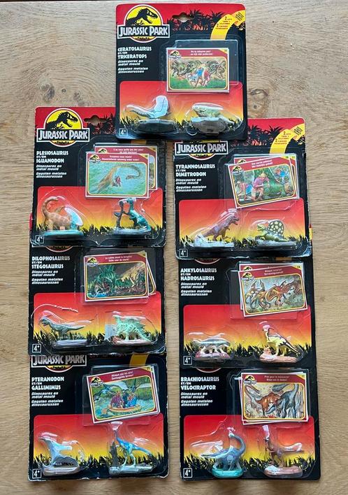 Jurassic park metalen figuren, Verzamelen, Speelgoed, Gebruikt, Ophalen of Verzenden