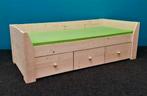 Massief houten bed met 3 ruime laden eronder !, 85 tot 100 cm, Nieuw, Ophalen of Verzenden, Matras