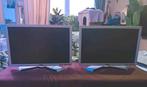 2x Dell 23" Roteer Monitoren / schermen met HDMI aansluiting, Gebruikt, VGA, In hoogte verstelbaar, Full HD