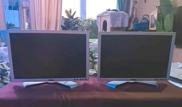 2x Dell 23" Roteer Monitoren / schermen met HDMI aansluiting beschikbaar voor biedingen
