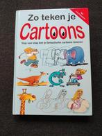 Zo teken je Cartoons - Leer Fantastische Figuren!, Onbekend, Ophalen of Verzenden, Zo goed als nieuw, Tekenen en Schilderen