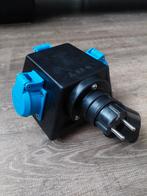 Rubber Stekkerdoos / Verdeelblok van Schuko male naar 3x WCD, Ophalen of Verzenden, Nieuw, Overige typen