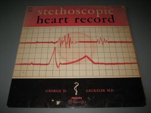 George D. Geckeler M.D. - Stethoscopic Heart Record, Cd's en Dvd's, Vinyl | Nederlandstalig, Gebruikt, Overige genres, Ophalen of Verzenden