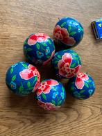 Handgeschilderde ballen, Diversen, Kerst, Ophalen of Verzenden, Zo goed als nieuw