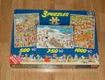 Jan van Haasteren - Combidoos 500-750-1000, Ophalen of Verzenden, 500 t/m 1500 stukjes, Gebruikt, Legpuzzel