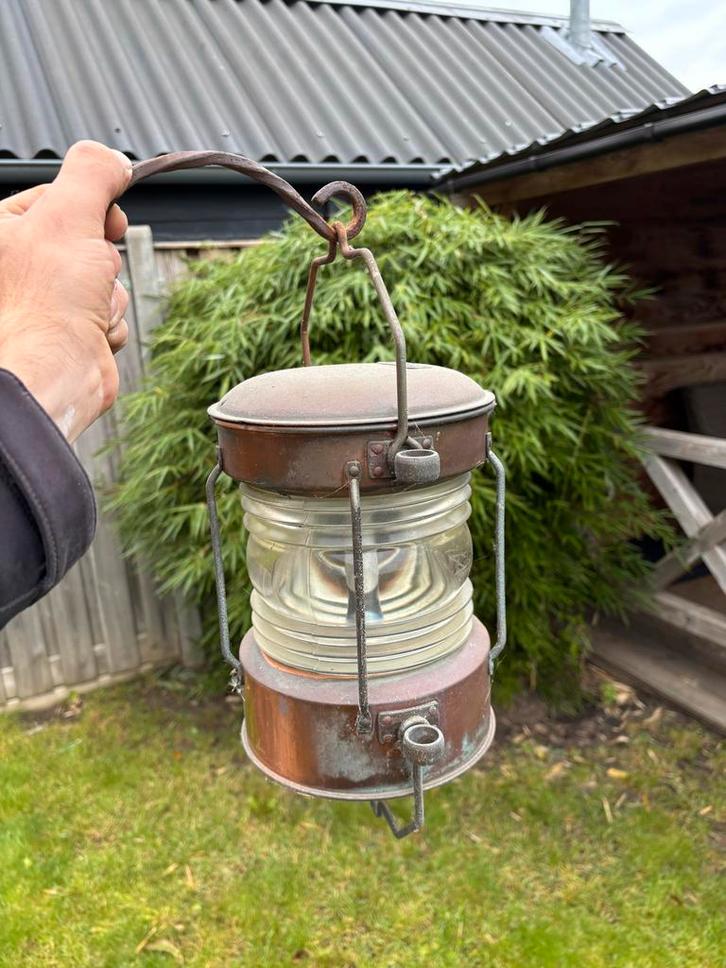 Vintage Ankerlicht Buitenlamp, Antiek en Kunst, Antiek | Lampen, Ophalen