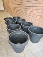 Bloempotten set van 8 stuks, Ophalen, Kunststof, Gebruikt, Rond