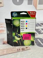 HP 953XL Zwart Cyaan Magenta Geel inkt pakket 4-pak 953-XL, Hp, HP, Ophalen of Verzenden, Zo goed als nieuw