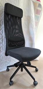 IKEA ergonomische bureaustoel Markus excl.armsteun - d.grijs, Huis en Inrichting, Bureaustoelen, Ophalen, Zo goed als nieuw, Grijs