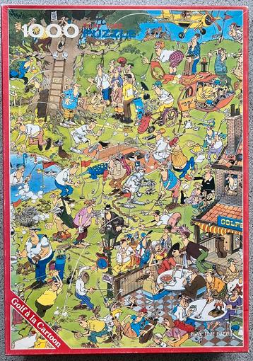 Jan van Haasteren “Golf à la Cartoon” 1000 st. Play Time beschikbaar voor biedingen