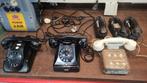 Partijtje oude bakelieten telefoons., Telecommunicatie, Vaste telefoons | Handsets en Draadloos, Ophalen of Verzenden, 1 handset