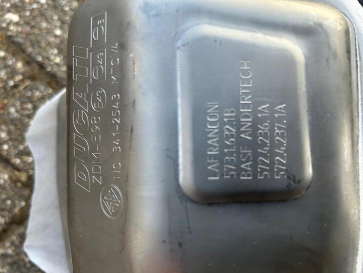 Ducati katalysator origineel multistrada v4s NIEUW, Motoren, Onderdelen | Ducati, Nieuw, Ophalen of Verzenden