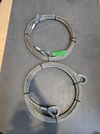 2x 20m staalkabel, Ophalen of Verzenden, 250 mm of meer