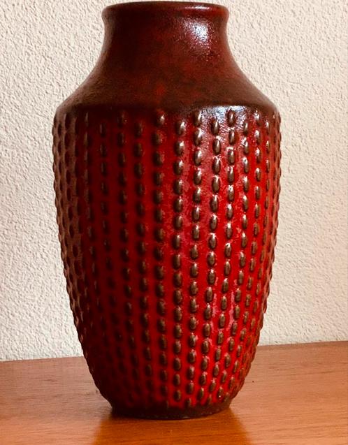 Vintage retro grote  W. Germany Jasba vaas, Huis en Inrichting, Woonaccessoires | Vazen, Zo goed als nieuw, Overige kleuren, Minder dan 50 cm