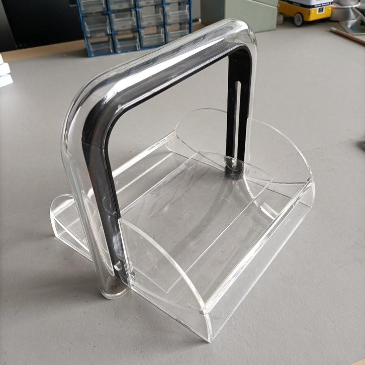 vintage Guzzini servethouder design Furio Venuti jaren 80, Antiek en Kunst, Kunst | Designobjecten, Ophalen of Verzenden