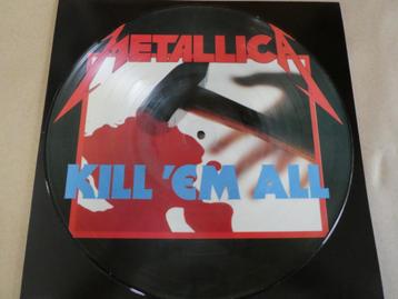 Metallica – Kill 'Em All pic-lp 1986 beschikbaar voor biedingen