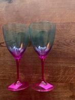 Anna+Nina design Wijnglazen Faded Turquoise - 2 Stuks NIEUW, Huis en Inrichting, Keuken | Servies, Overige typen, Nieuw, Ophalen of Verzenden