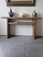 Unieke muurtafel Handgemaakt, Huis en Inrichting, Tafels | Sidetables, Ophalen, Nieuw, 25 tot 50 cm, Rond
