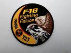 Patch RNLAF F-16 Fighting Falcon Diana 323 SQN swil, Verzenden, Luchtmacht, Nederland, Embleem of Badge