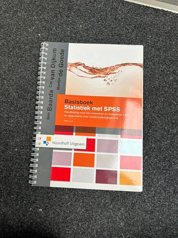 Cor van Dijkum - Basisboek statistiek met SPSS beschikbaar voor biedingen