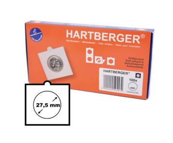 Hartberger Munthouders 27,5mm zelfklevend (100 stuks) beschikbaar voor biedingen
