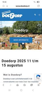 Week kaart doedorp zevenaar, Tickets en Kaartjes, Eén persoon