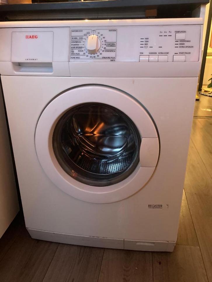 AEG Lavamat 54870 Wasmachine 5kg, Witgoed en Apparatuur, Wasmachines, Gebruikt, Voorlader, 4 tot 6 kg, 85 tot 90 cm, 1200 tot 1600 toeren