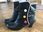 Schitterende retro laarzen Lola Ramona, Zwart, Ophalen of Verzenden, Zo goed als nieuw, Lage of Enkellaarzen