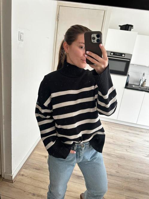 ZARA gestreepte trui - maat S, Kleding | Dames, Truien en Vesten, Nieuw, Zwart, Ophalen of Verzenden