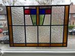 2 gave glas in lood ramen, Doe-het-zelf en Verbouw, Glas en Ramen, Ophalen, Gevelraam of Ruit, Minder dan 80 cm, Zo goed als nieuw