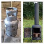 Lege gasfles voor het zelf maken van een barbecue/openhaard, Tuin en Terras, Ophalen of Verzenden, Zo goed als nieuw