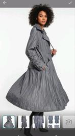 Chique zilvergrijze lange damesjas van Creenstone * regenjas, Kleding | Dames, Ophalen of Verzenden, Zo goed als nieuw, Maat 42/44 (L)